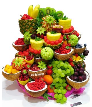 Corbeille de fruits frais (15 pers.) - Boutique Erisay Traiteur