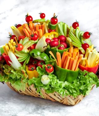 Corbeille de crudités – Fraîcheur et croquant au rendez-vous